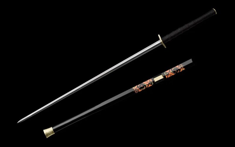 Chinese KungFu Dao Sword Blood Groove Blade Sharp WuShu Han Tang Saber Jian 
