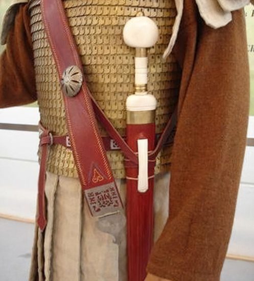 Spatha Sword carried on the belt