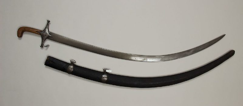 Sword (Shamshir) with Scabbard 19th century