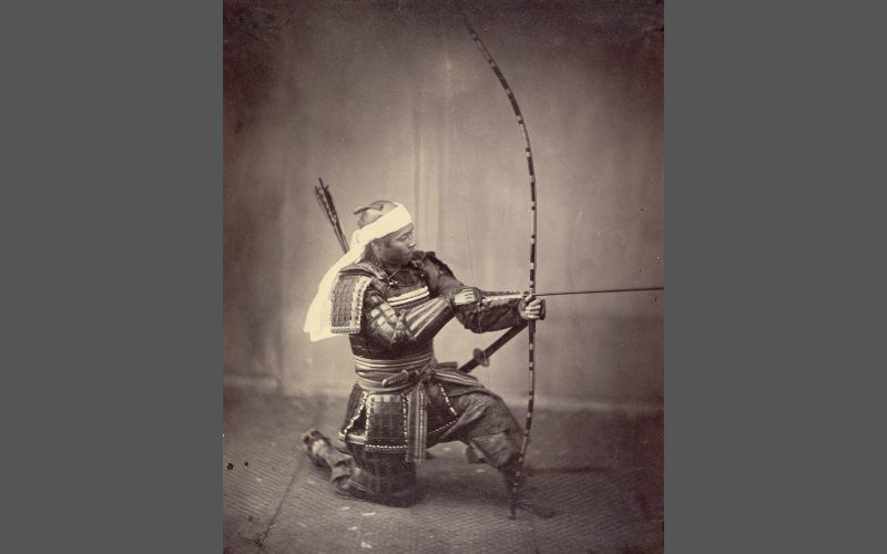 Samurai with Long Bow 1863