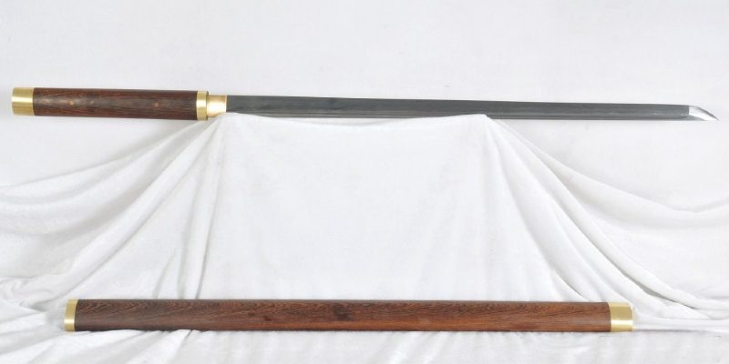 Straight Blade Huali Wood Shirasaya