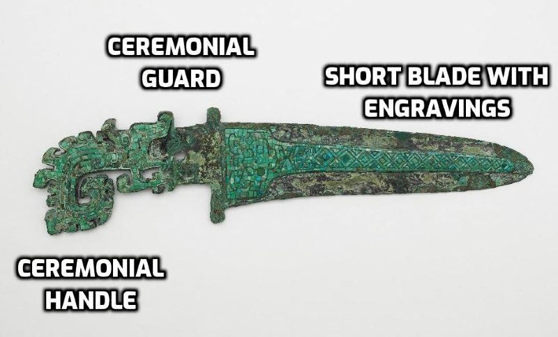 Dague de cérémonie avec détails