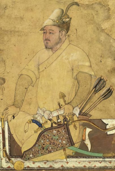 Uzbek Soldier with a Shamshir sword