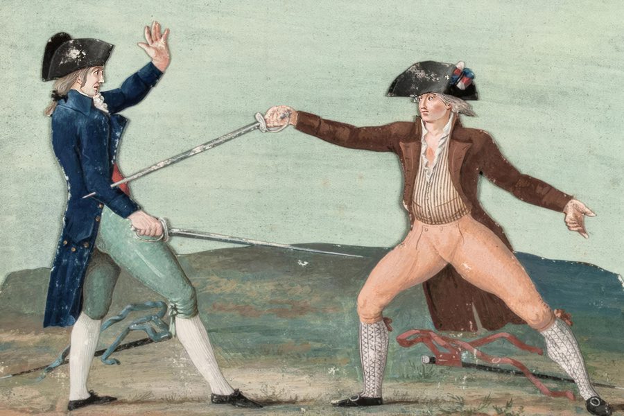 A duel between Charles de Lameth and the Marquis de CastriesNovember 12 1790