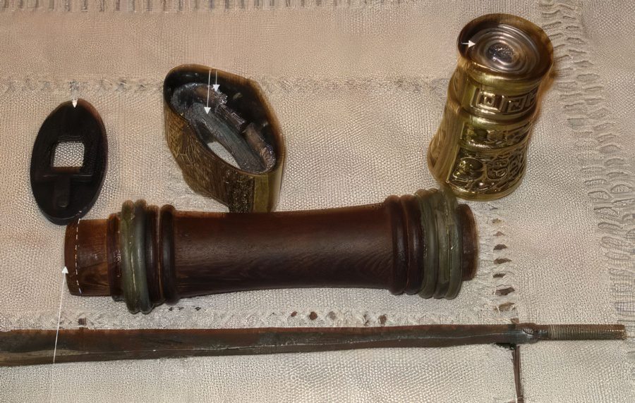 Parts of Chinese Sword Handle