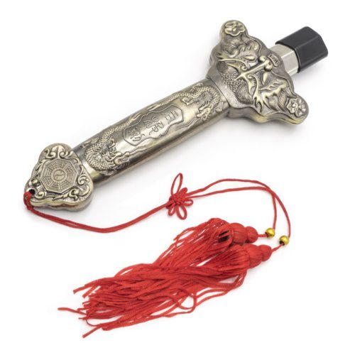 Tai Chi sword with red tassels