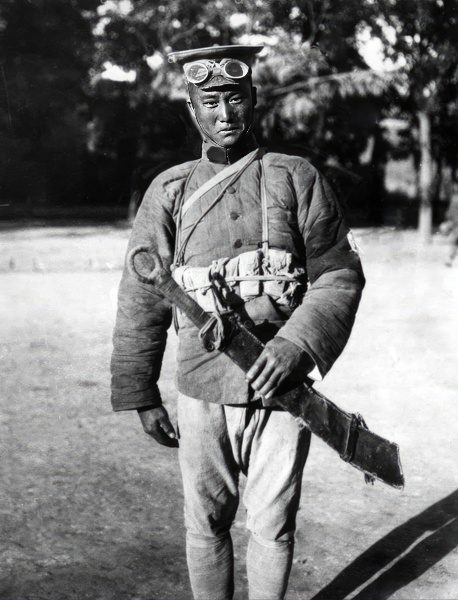 A soldier serving Christian warlord Feng Yuxiang 1927