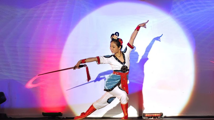 Chinese Sword Dancing Modern