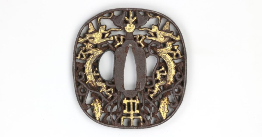 Chinese export sword guard