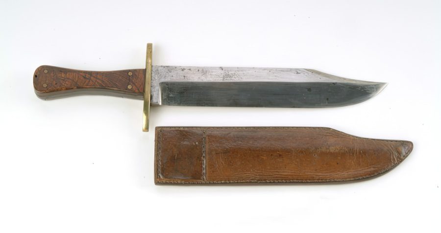 Confederate Bowie Knife and Scabbard
