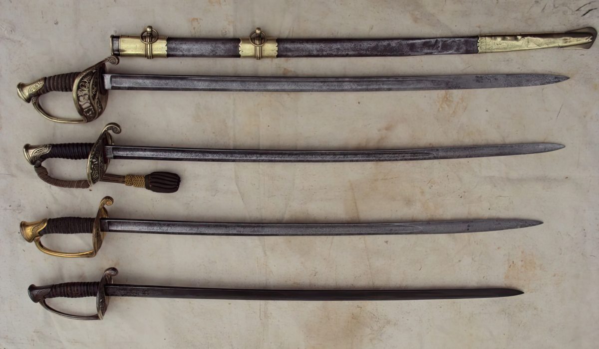 Confederate Swords and Sabers Used by the Rebels