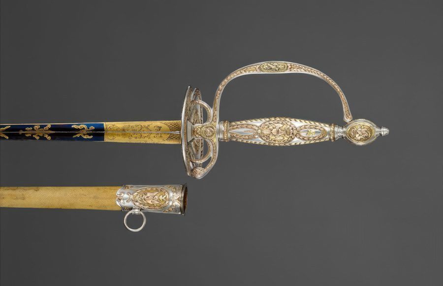 Congressional Presentation Sword with Scabbard of Colonel Marinus Willett 1740–1830