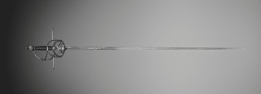 Rapier made from toledo steel c. 1580–1610 cropped