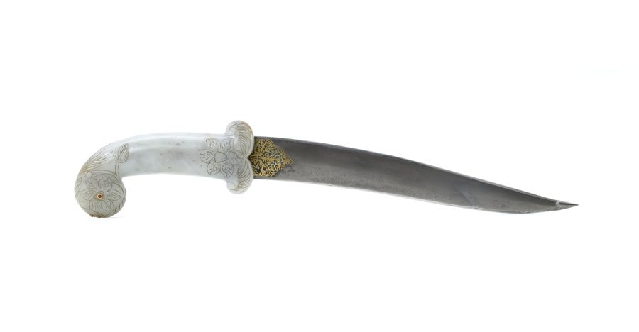 Indian jade hilted dagger
