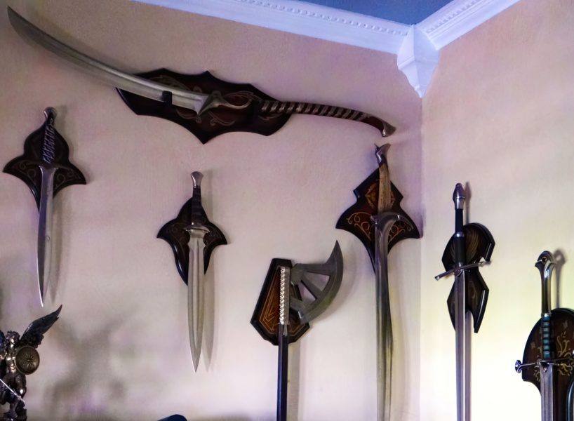 Stainless Steel Sword as Decoration